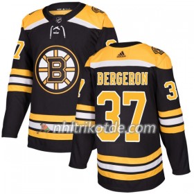 Boston Bruins Trikot Patrice Bergeron 37 Adidas 2017-2018 Schwarz Authentic - Herren